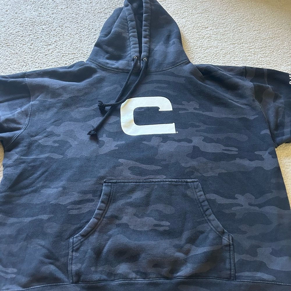 Peak Resorts Camo Hoodie with Large C Logo